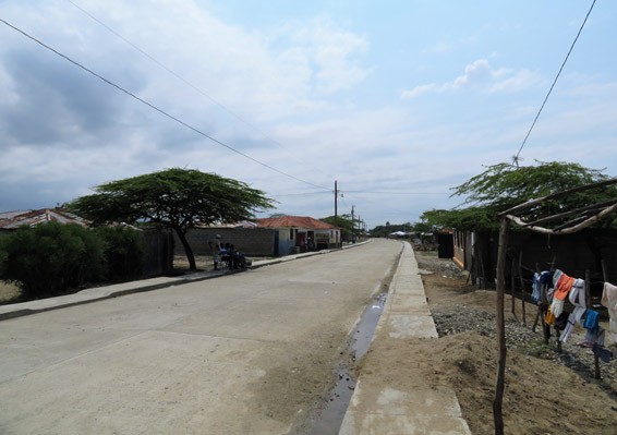 This Caracol neighborhood, now receiving 24 hour a day energy, previously had no access to electricity