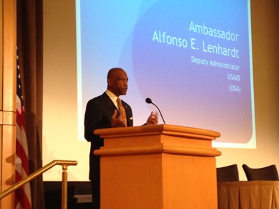 Deputy Administrator Alfonso Lenhardt at the Global LGBT Donors Conference