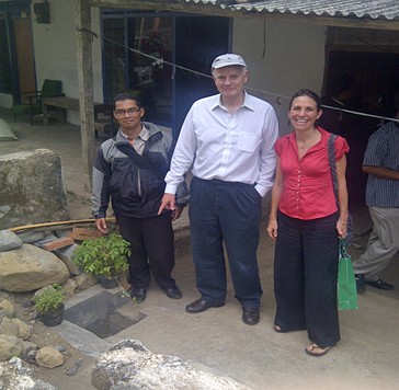 USAID Global Water Coordinator Chris Holmes and USAID Mission Environmental Team Lead Heather D’Agnes