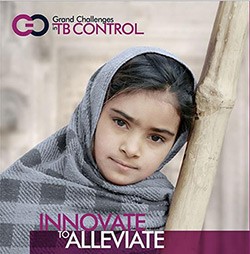 Photo of a young girl and the words: Innovate to Alleviate.