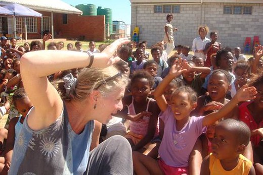 Photo of Margaret McCluskey in the field