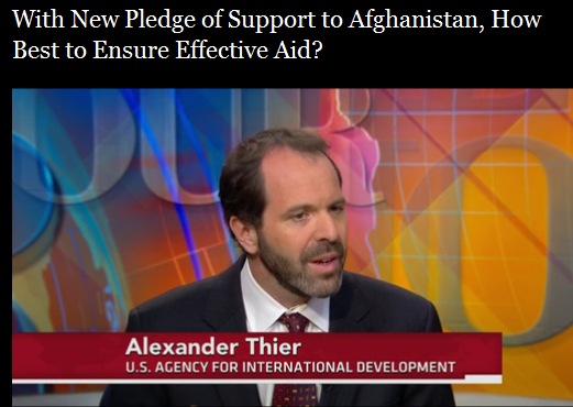 J. Alex Thier on PBS Newshour