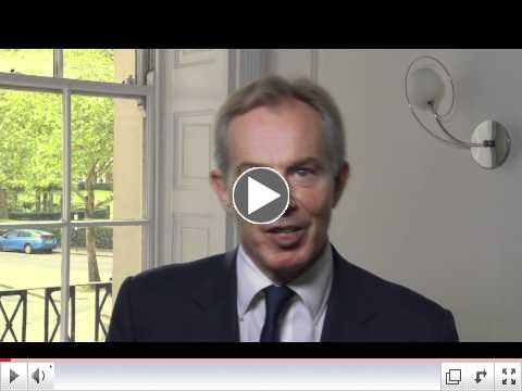 Tony Blair addresses USAID's  Frontiers in Development Conference 
