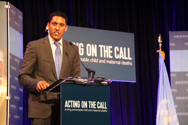 Administrator Rajiv Shah at the Acting on the Call conference