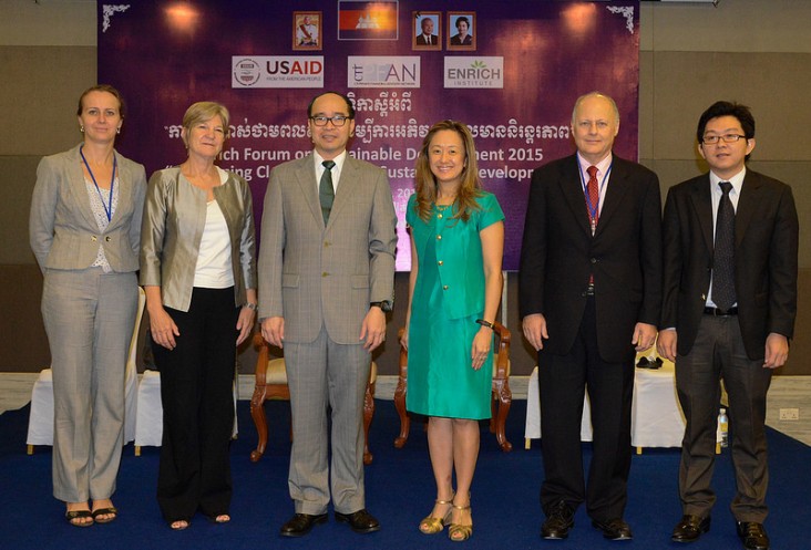 Ms. Julie Chung, Chargé d’Affaires, U.S. Embassy Phnom Penh, delivered remarks at the opening ceremony of the Enrich Forum on Su
