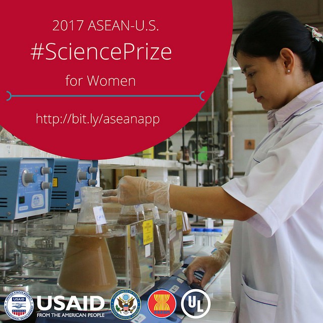 The third annual ASEAN-U.S. Science Prize for Women will award a talented, early career woman from the ASEAN region working in applied science.