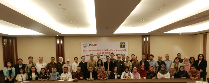 Perwakilan dari 16 lembaga Pemerintah Indonesia mengikuti konsultasi intensif pada tanggal 25 July, 2016 untuk memastikan bahwa kegiatan CEGAH selaras dengan prioritas Pemerintah Indonesia.  