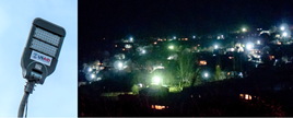 USAID helped install energy-efficient street lighting in remote village of Armenia.