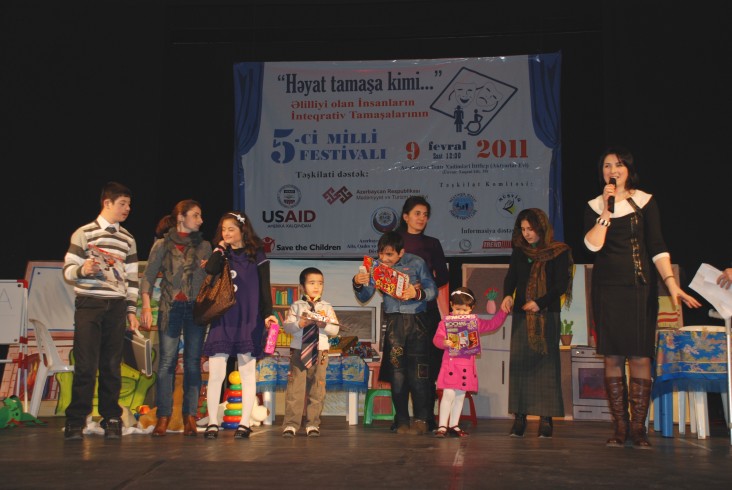 Youth with Disabilities Perform on the Stage