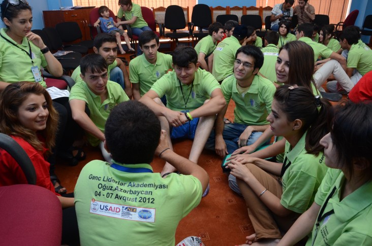 Azerbaijan’s youth leaders developing teamwork and collaboration skills