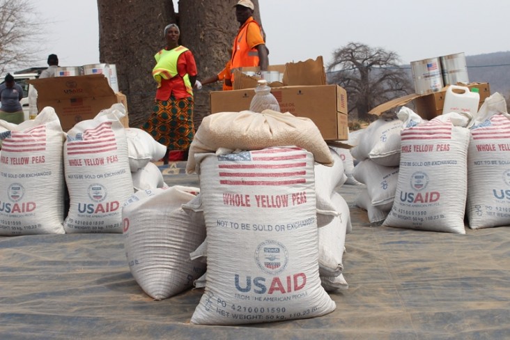 USAID/Zimbabwe emergency food distribution in Hwange