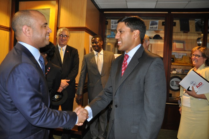 USAID Administrator Dr. Rajiv Shah met with His Excellency Laurent Lamothe, Prime Minister of the Republic of Haiti