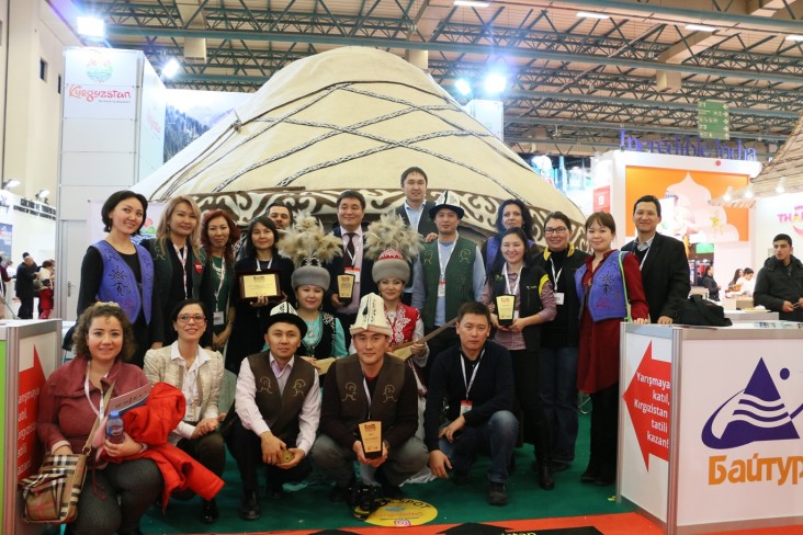 В течение четырех дней ярмарки стенд Кыргызстана посетили свыше 14 тыс. человек.