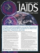 Risques et Vulnérabilités du VIH chez les populations clés en Afrique de l’Ouest et Centrale; Evidences pour Informer les Progr