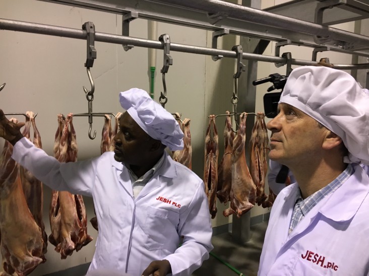 Administrator Mark Green visits a Feed the Future-supported abattoir in Ethiopia/Somali region, which has leveraged $15 millon in private investment