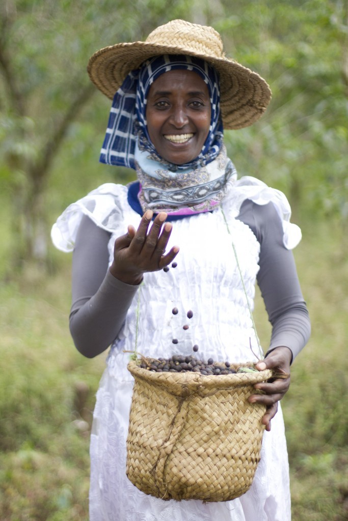 Mantegbosh, a coffee grower from the Southern Nations, Nationalities and Peoples Region, is a Women in Agribusiness Leadership N