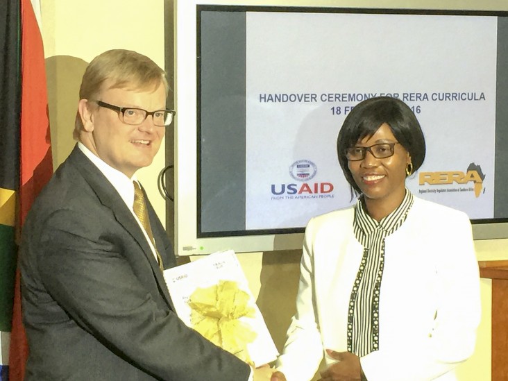 Official handover of the complete RERA training curriculum