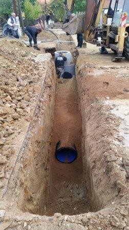 Construction of a New Sewage System 