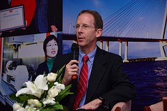 USAID Mission Director Joakim Parker speaks at the HEEAP Conference