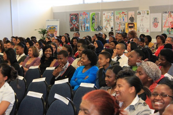 Graduates awaiting to receive their certificates