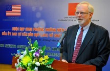 Đại Sứ Hoa Kỳ David B. Shear phát biểu tại cuộc họp thường niên Uỷ Ban Tư vấn Hỗn hợp Hoa Kỳ- Việt Nam lần thứ 7. 