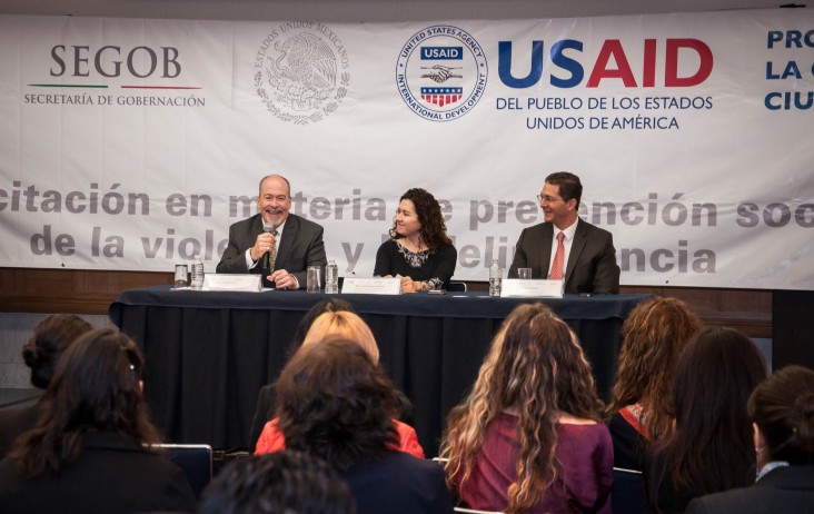 Ceremonia de Apertura de la Capacitación en Materia de Prevención Social de la Violencia y la Delincuencia