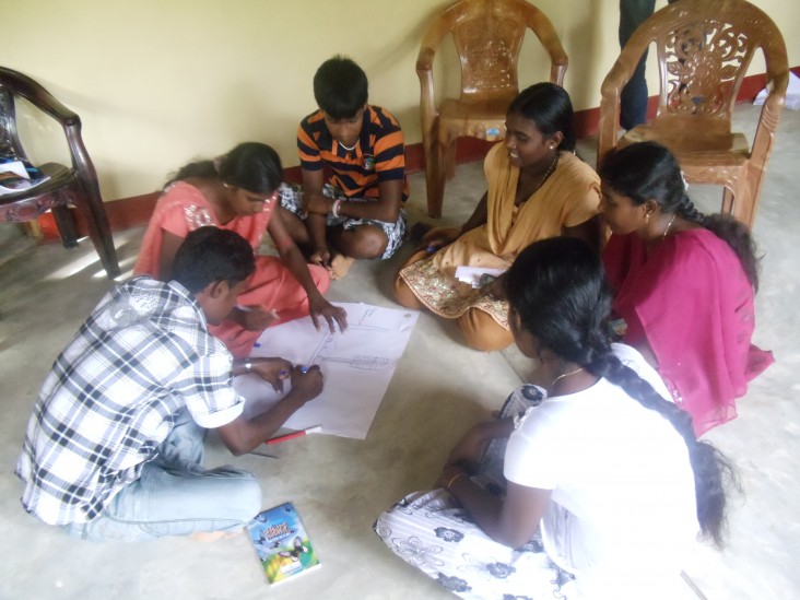 Youth participate in a career workshop in Sri Lanka.