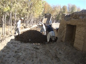 Community members contributed labor and land for repairing the Qazzaq Road.