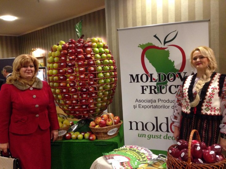 Aliona Mandatii at the launch of the unified export brand Moldova: Taste makes a difference.