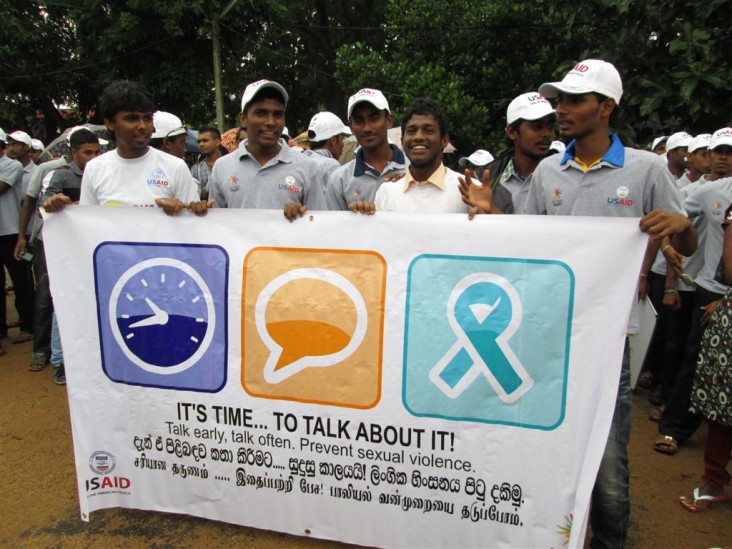 Youth participate in awareness campaign