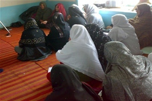 Peace building training in Ghazni Province.