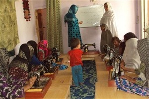 The training enables women in Kunduz to connect with government services.