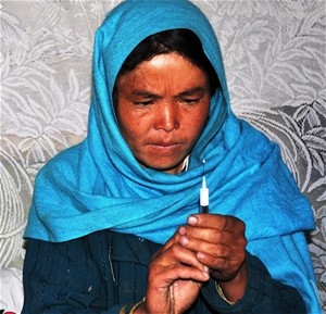 A community health worker in Bamyan Province improves the health of women and children