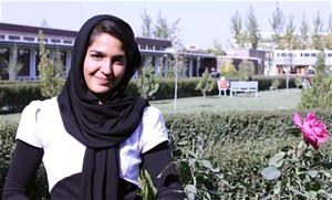 Mariam Jawad, student at the USAID funded American University of Afghanistan