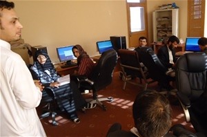 Nine judges and 11 staff members of the Anti-Corruption Tribunal attend a USAID provided computer training program and learn how