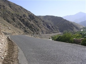 AFTER: The completion of the paved road in Panjshir Valley has reduced travel time from Kabul and provided people a chance to en