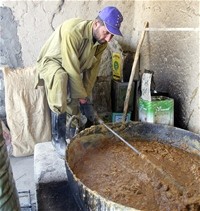 Working with the Afghan Government, USAID’s Strategic Provincial Roads project rehabilitates rural roads across southern and eas