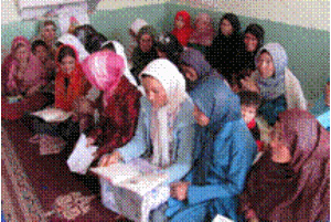 In Kabul, women and girls of all ages are learning to read and write thanks to the initiative and dedication of Fazila.