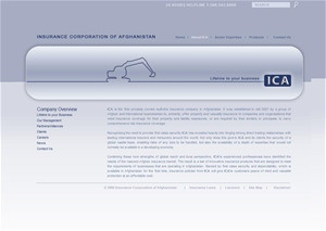 The Insurance Company of Afghanistan’s web portal, www.icaaf.com.