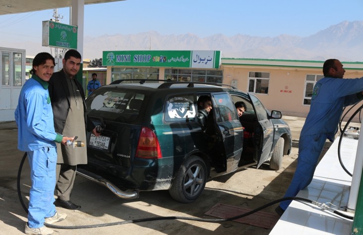 Global Auto Gas’s newly opened fuel station and conversion workshop in Kabul 