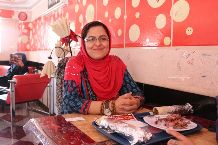 Frequent diner Ms. Hayda Gulzar comes to Chipsi to meet friends and enjoy tasty meals served by well-trained staff.