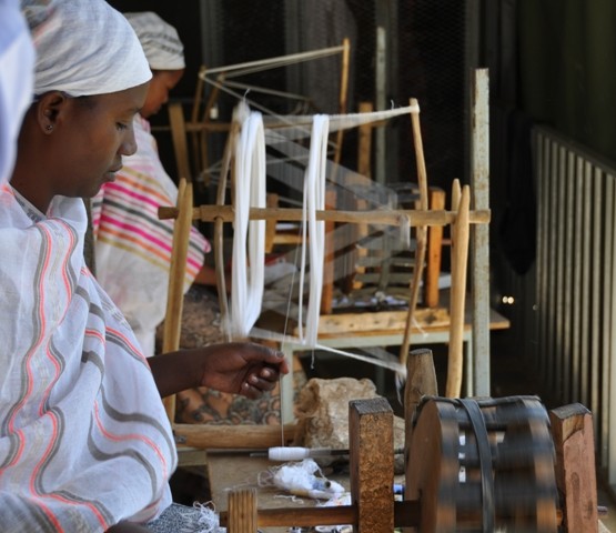 Traditional weaving targeting the export market