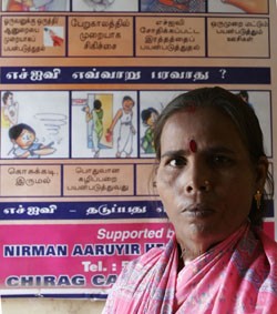 Sunita, a migrant worker in Mumbai, is also a peer educator