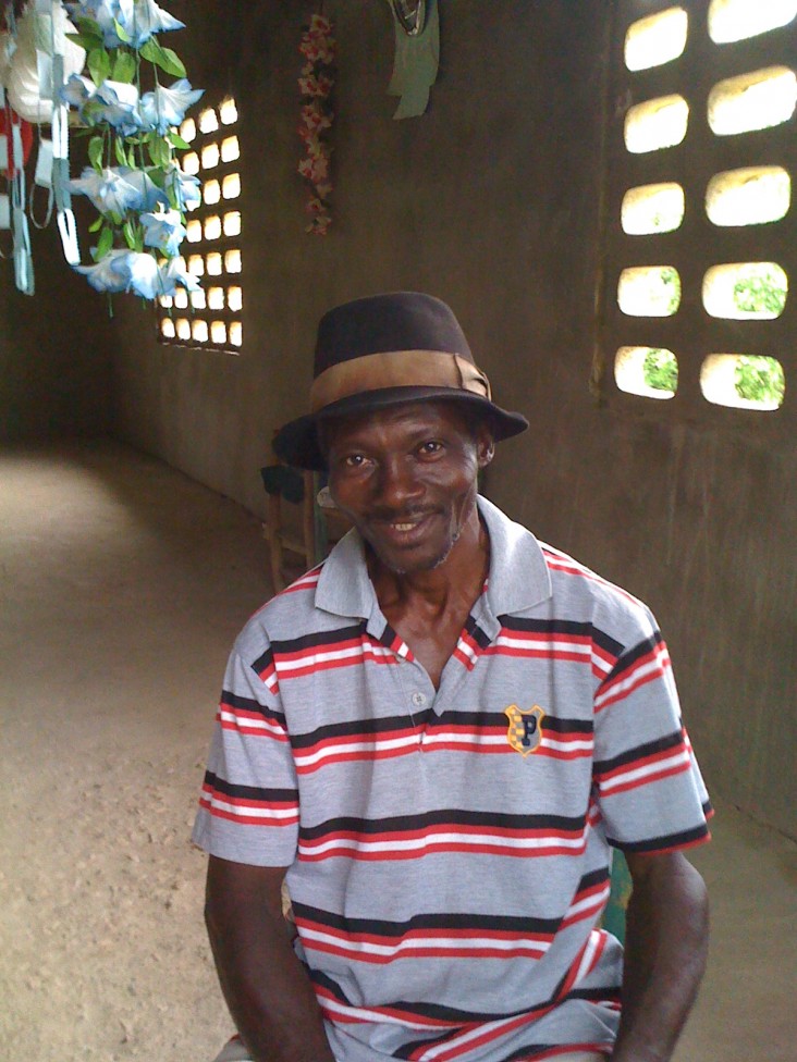 Haitian mango farmer Gardien Saintvil 