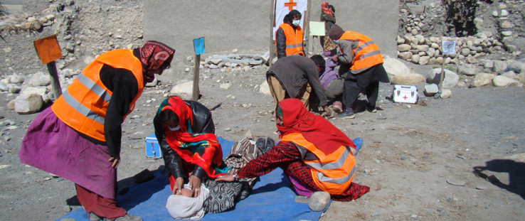 USAID’s Community-Based Disaster Risk Reduction project provides training in first aid and first response for communities vulner