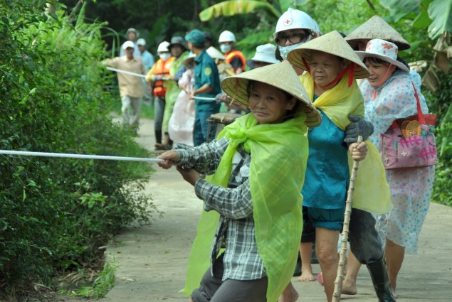 USAID, Red Cross Support Disaster Response Drill in Duy Hoa Commune, Quang Nam Province