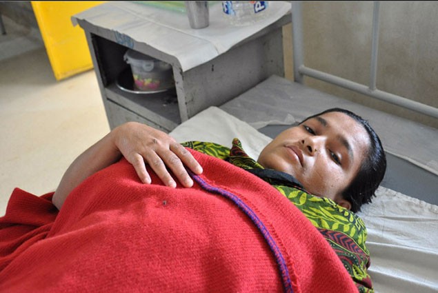 Hosnera, a patient at the Bangladesh Fistula Ward