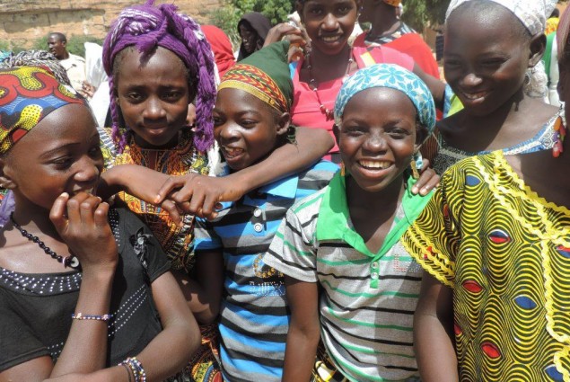 Girls in Kanikombole celebrate end of open air defecation