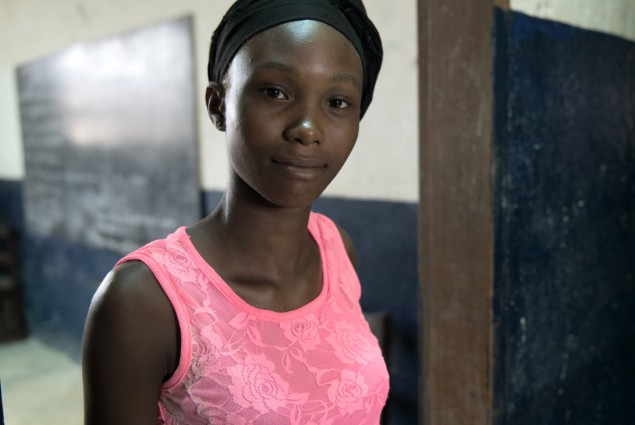 Hawa joined the Advancing Youth USAID program after a pregnancy forced her to drop out of school. Following her pregnancy her pa