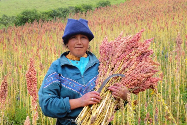 Woman with Quinoa